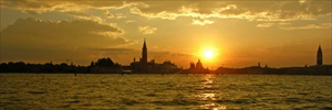 The City Of Venice at sunset 