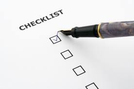 cleaning checklist 