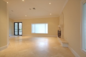 tile floor ready for cleaning 